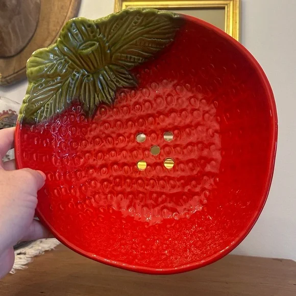 Vintage Strawberry Home Decor